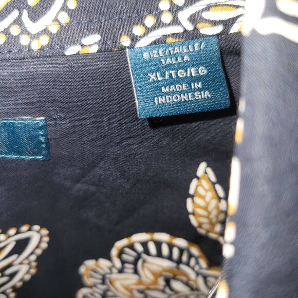 MENS PERRY ELLIS BUTTON DOWN DRESS SHIRT SZ XL - Picture 4 of 5